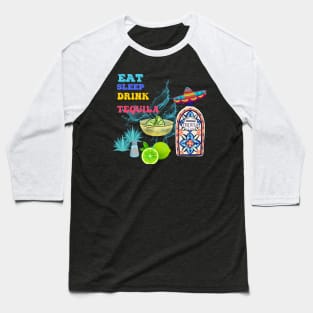 Tequila Lovers Design Baseball T-Shirt